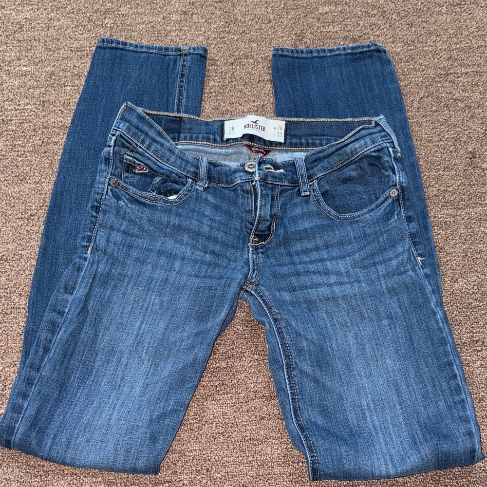 Hollister Women's Blue Skinny Jeans- Like New